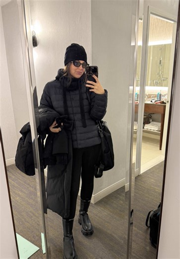 Replying to @Sara the coat is from Zara - reference code 3046/247/800 on their website or app — it’s actually on sale as of 2/7/26 #nycwinter #winterfits #winteroutfit #uniqulo #zara