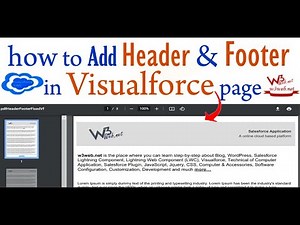 How to make header and footer fixed and repeat on Visualforce page rendered as PDF in Salesforce