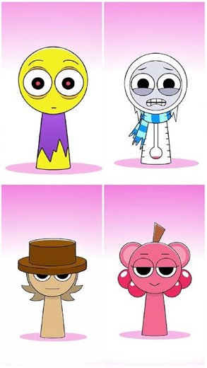 Sprunky Oddbobs bubble,Oddbobs Newt, Oddbobs Zee Phase 1 #sprunki #animation #funny #sprunkioc#2025