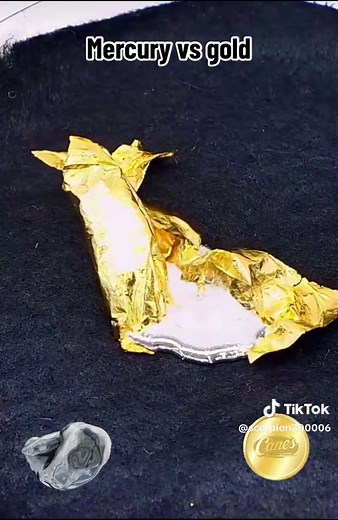 Mercury and Gold Reaction Explained