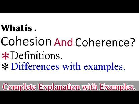 what is cohesion and coherence in discourse analysis #cohesion #coherence #cohesion_vs_coherence