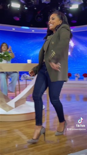 TODAY with Jenna & Sheinelle on Instagram: "@sheinelle_o nails the latest TikTok dance tend: the jerk! 👏"