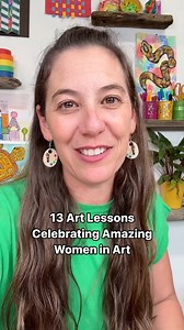These 13 art lessons inspired by Women in Art from around the globe are ready for you! Link below if you want to check them out. Our lessons don’t just teach kids art… We use art to teach kids about themselves, their communities, and the world. Our lessons: 💗 Boost confidence and emotional intelligence by incorporating social-emotional learning principles that help kids learn to practice, problem-solve, and express their emotions. 💗 Empower identity and belonging by featuring artists and chang