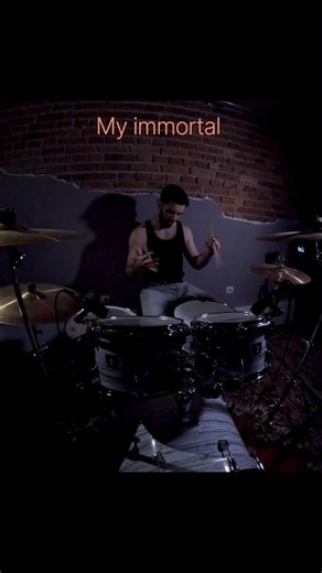 My immortal - Drum Cover - Evanescence 🥁 #drums #drummer #drumcover #evanescence #myimmortal