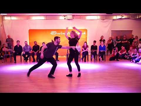 Ben Morris & Victoria Henk - Swingtzerland 2019 Pro Jack & Jill Show - Improv West Coast Swing Dance