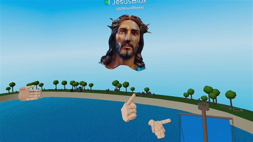 @JesusBlox the devil ruined the baptism in vr hands #vrhands #jesusblox #baptism