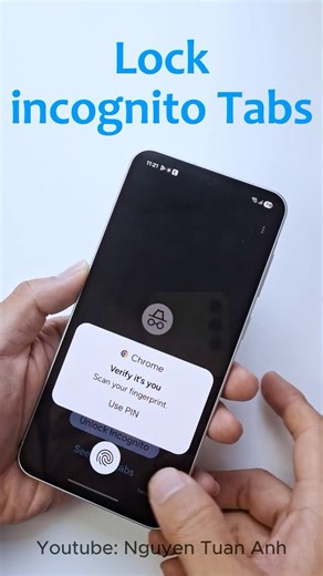 How to Lock Incognito Tabs on Chrome Android