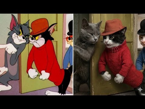 Tom and Jerry in Real Life 😱 | Cartoon vs Real (AI Transformation)