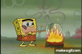 Spongebob Squarepants - Prehistoric Eating (3/3) on Make a GIF
