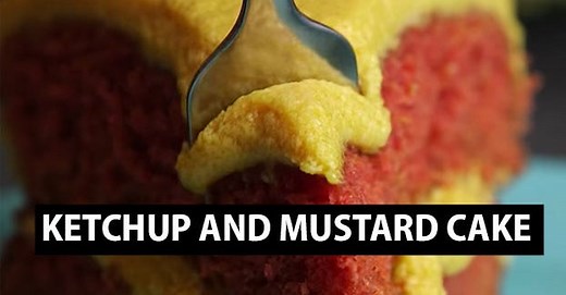 Ketchup And Mustard Cake Exists And We Need To Talk About It