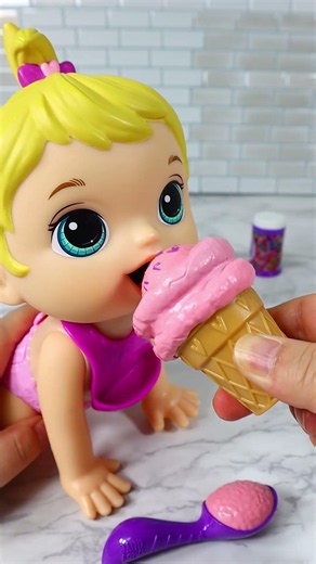 Satisfying with Unboxing & Review Miniature Ice Cream Set Toys Kitchen Video | ASMR Videos