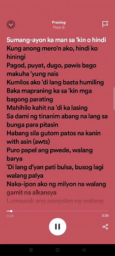 Praning Song Lyrics | Episode 7 | Flow G | Rap | Spotify