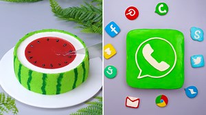 Watermelon Slice Cake and App Icon Treats