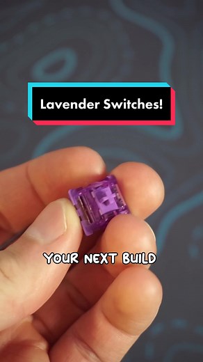 The THOCKiest switches! #keyboard #keyboardasmr #dedman #thockykeyboard Lavender Purple switches are the best tactile switches for your next build because they’re both thocky and budget-friendly! Listen to this sound test and hear for yourself!