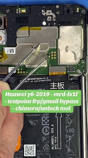 Huawei Y6-2019 FRP/Gmail Bypass Testpoint Guide