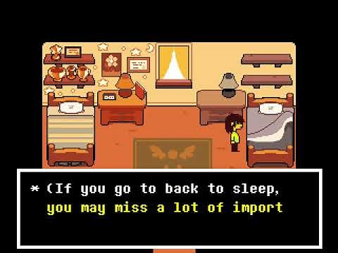 Deltarune: go back to sleep (skip intro)
