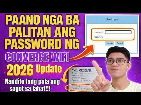 How to Change Password of Converge Wifi 2026 | Step-By-Step Guide to Change Wifi Password