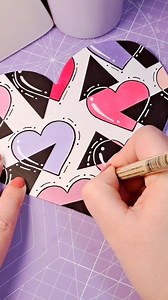 7.1M views · 94K reactions | Cute drawing idea for Valentine's Day! #love #drawing #cutedrawing #markers #artwork | pinoxart | Facebook
