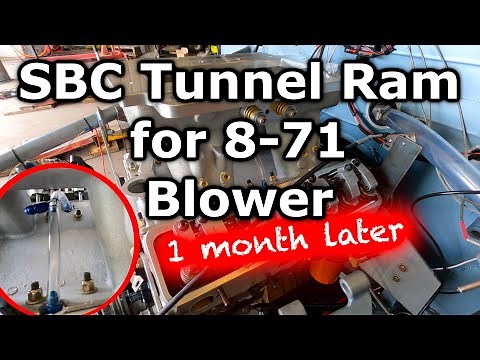 SBC Tunnel Ram for 8-71 Blower - Challenges and Mods