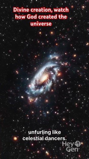Divine creation,look how God created the universe #walkinspiritoftheholyspirit #bible #history #fyp