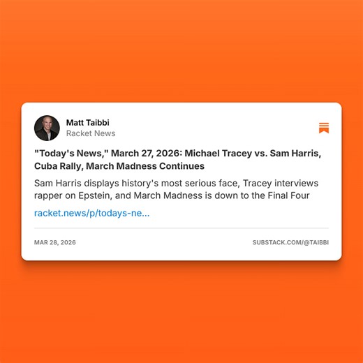 Matt Taibbi (@taibbi)