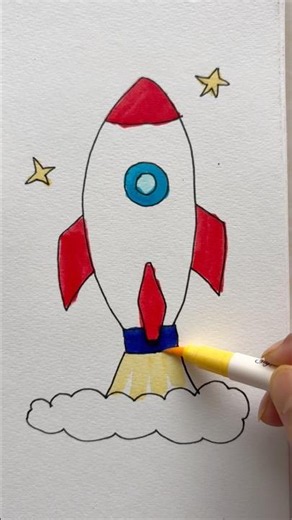 Easy Drawing Ideas for kids 🚀 #kids #kidsvideos #kidsart #creative #shorts