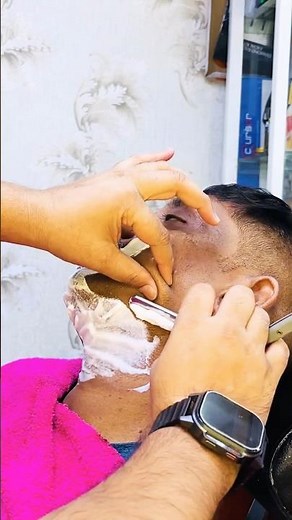 Relaxing Beard Clean Shave | ASMR Shaving Sounds ✨🪒