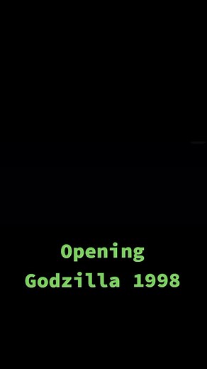 Opening de Godzilla 1998 #soundtrack #godzilla