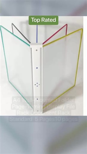 A4 Wall-Mounted Folder Page-Turning Display File Rack Document Rack Standard Operation Instruction 5 Pages10 pages under ₱786.00 - 1,200.00 Hurry - Ends tomorrow! #wallmount #fileorganizer #filedisplay