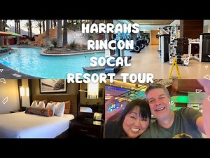 Harrahs Rincon Resort & Casino Tour, South and North Hotel Room Walk Thru.