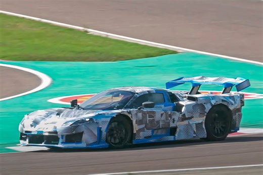 2025 Ferrari F250 Hypercar Spied Testing at Pista Di Fiorano Racetrack