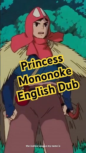 Princess Mononoke English Dub voice actors 🐺 #studioghibli #ghibli #mononoke #animeedit