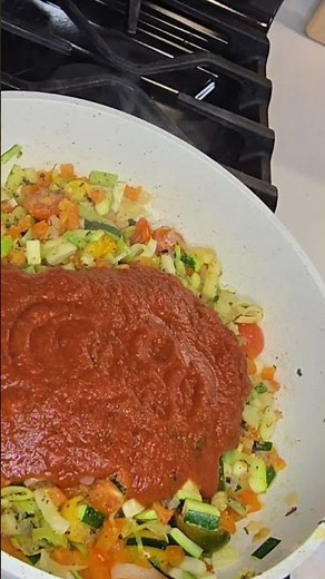 Recipe: SPAGHETTI SQUASH WITH VEGGIE SAUCE (SERVES 2)