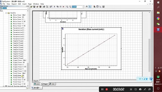 如何在optisystem中绘制激光器的P-I曲线