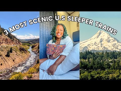 The best long-distance sleeper trains in the U.S 🚂 🇺🇸 | overnight train travel tips for first-timers