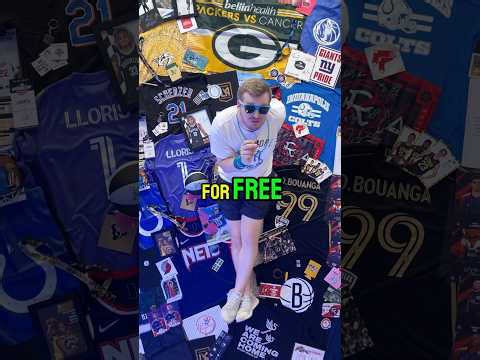 I asked every pro sports team for merch!