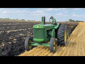 1953 John Deere R Diesel Plowing Hitterdal MN 2023