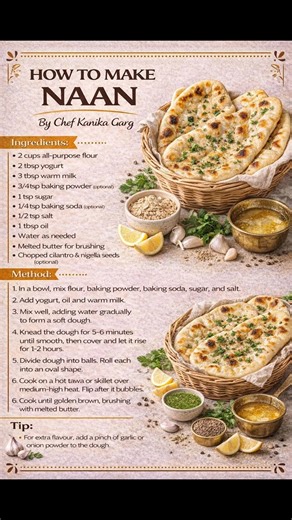 How to make naan at home | Kanika's Cooking Class