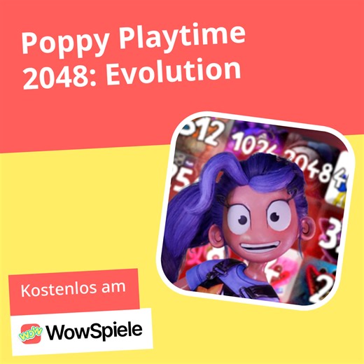 Poppy Playtime 2048: Evolution - Kostenlos spielen | WowSpiele