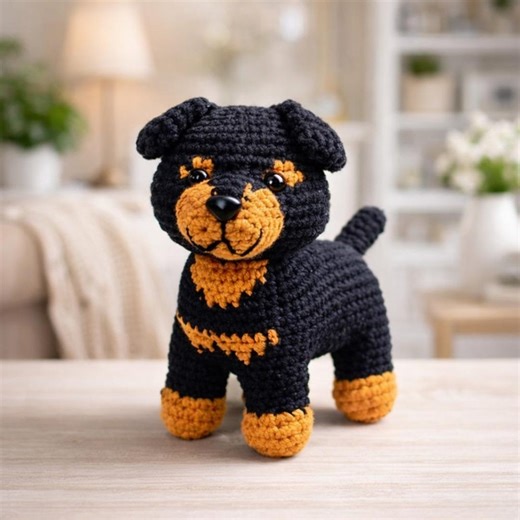 Dog Crochet Pattern PDF, Puppy Amigurumi Pattern, Cute Plush Dog Toy, Stuffed Animal Crochet Design, Digital Download - Etsy