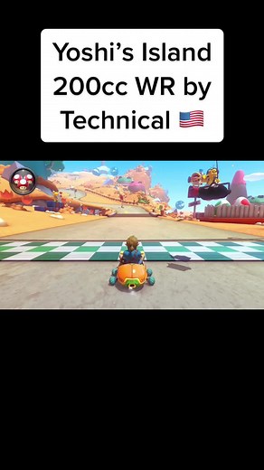 Yoshi’s Island 200cc WR by Technical 🇺🇸🔥 #mariokart #mk8dx #mk8d #mk8dxwr #yoshiisland #yoshiislandmariokart #pourtoi #fyp
