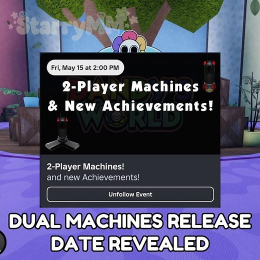 DUAL MACHINES RELEASE DATE REVEAL IN DANDY'S WORLD #roblox #update #dandysworld
