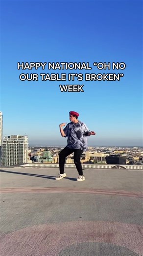 Celebrating National Oh No Our Table It's Broken Week