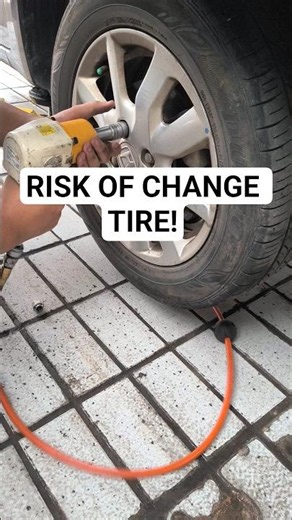 Change tire safely #shorts
