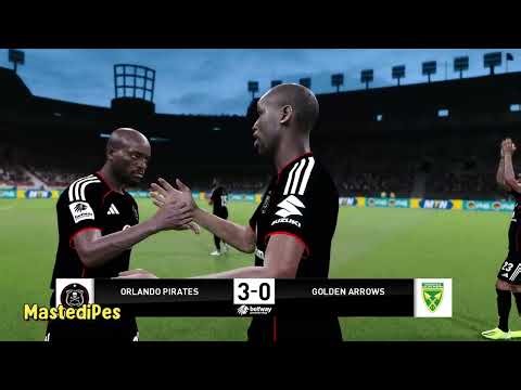 🔴ORLANDO PIRATES vs GOLDEN ARROWS LIVE TODAY ⚽ BETWAY PREMIERSHIP 2025/26 ⚽ FOOTBALL GAMEPLAY HD