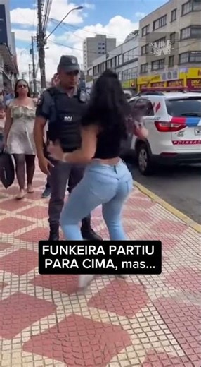 FUNKEIRA PARTIU PARA CIMA, MAS NÃO ESPERAVA QUE TINHA UMA POLICIAL PARA PROTEGER MUITO QUERIDA 🙏🏻