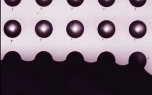 无模具自组装可扩展微透镜阵列，具有超光滑表面和记录高分辨率