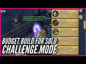 The Budget Build for "Solo" Challenge Mode | Tree of Savior