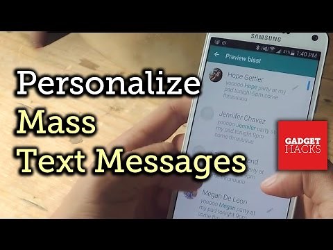 Automatically Personalize Mass Text Messages on Android [How-To]