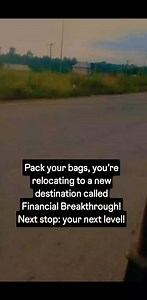 Pack your bags, you’re relocating to a new destination called Financial Breakthrough! Next stop: your next level! | Izuchi Bright
